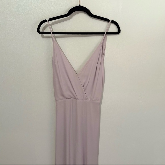Lush Purple Ruched Wrap Maxi Dress XS‎ - Picture 2 of 8